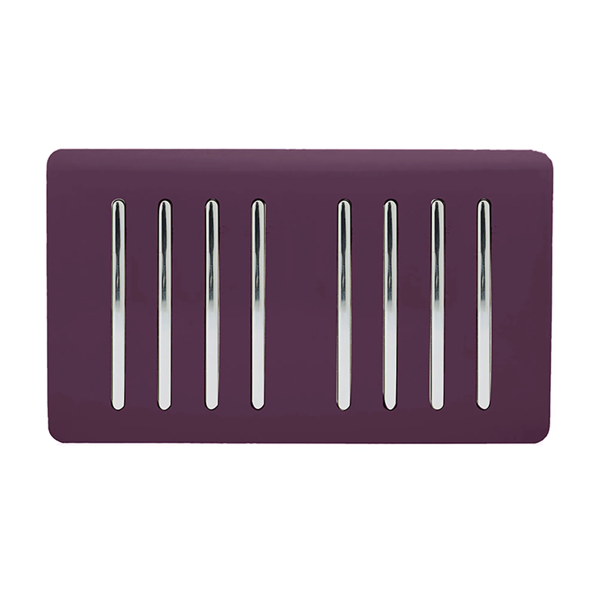 ART-SS88PL  8 Gang 2 Way 10 Amp Rocker Twin Plate Plum